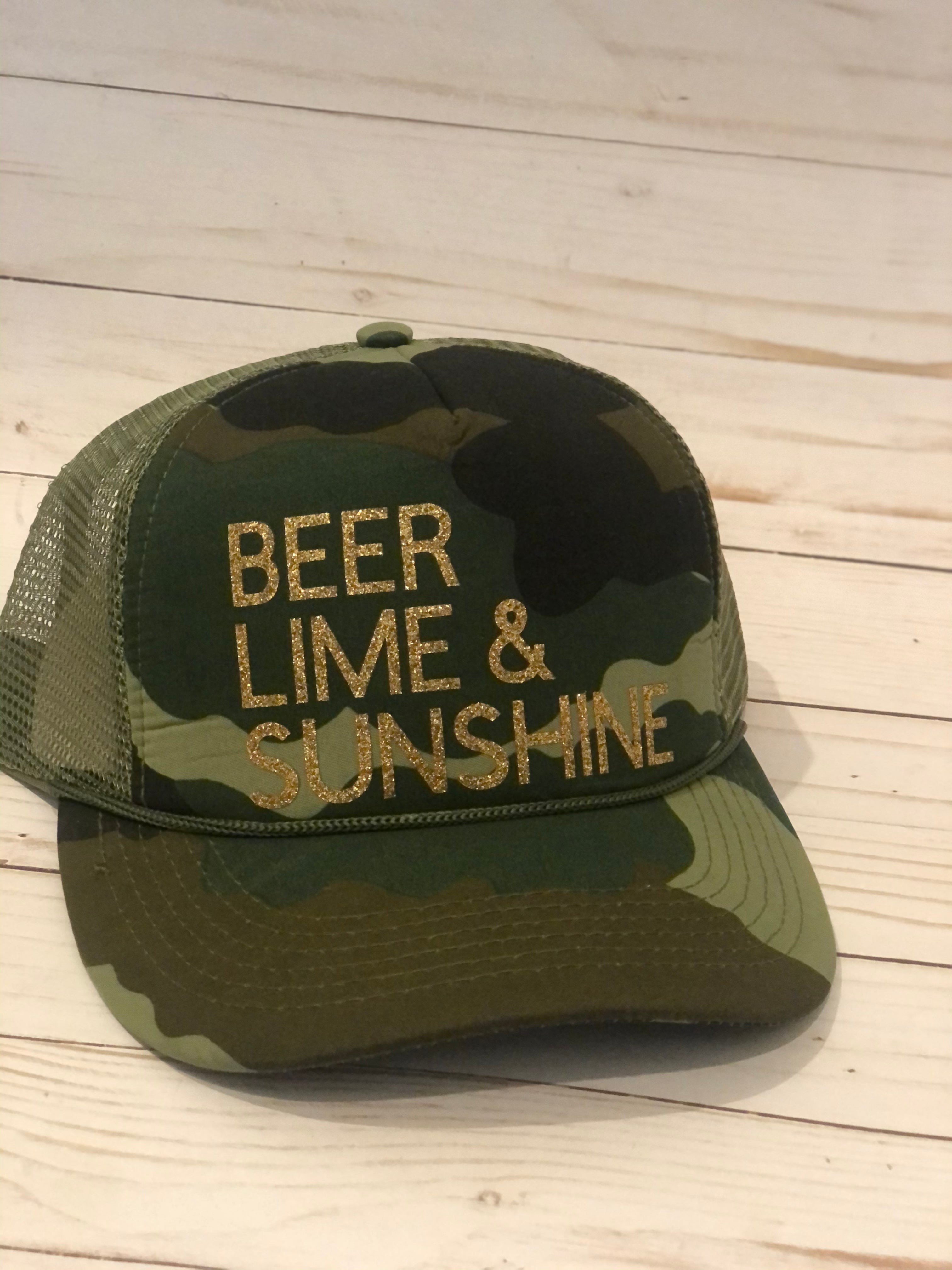 Beer Lime & Sunshine Trucker Hat