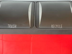 Trash & Recycle Sticker